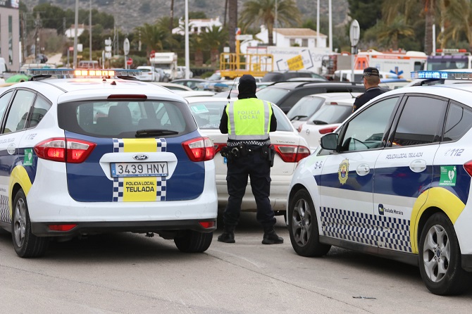Imágen de archivo de la Policía Local de Teulada Moraira.