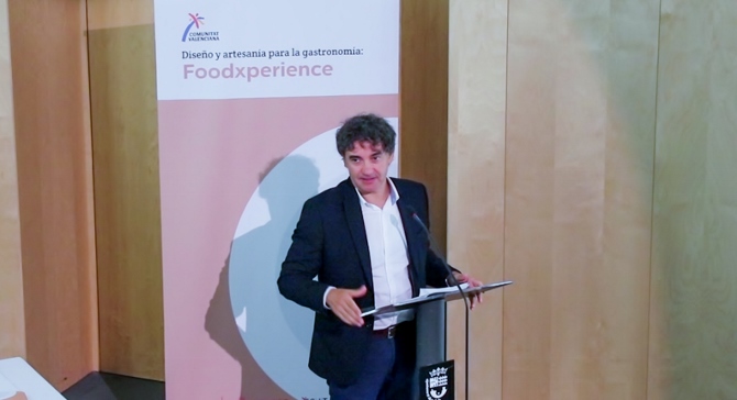 Francesc Colomer ha presentado la jornada, que ha contado con la presencia de chefs y diseñadores de prestigio