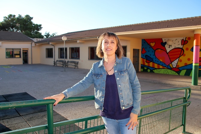 María Ángeles Ruiz Ribes presidenta del AMPA del CEIP Sant Vicent Ferrer de Teulada