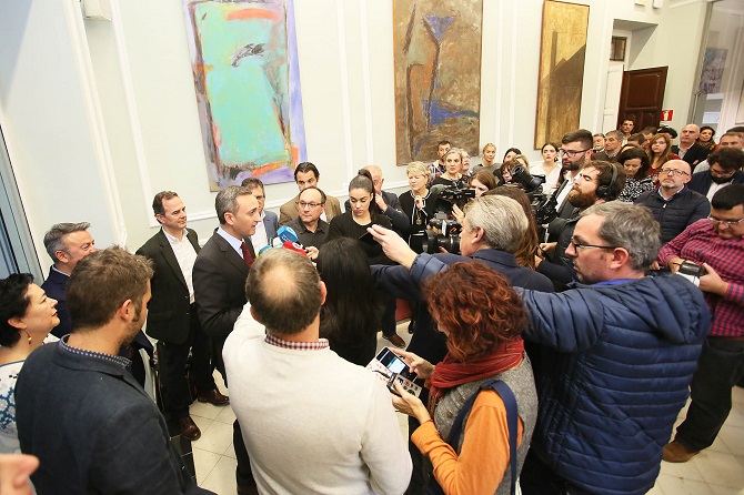 La Diputación brinda con los Medios de Comunicación