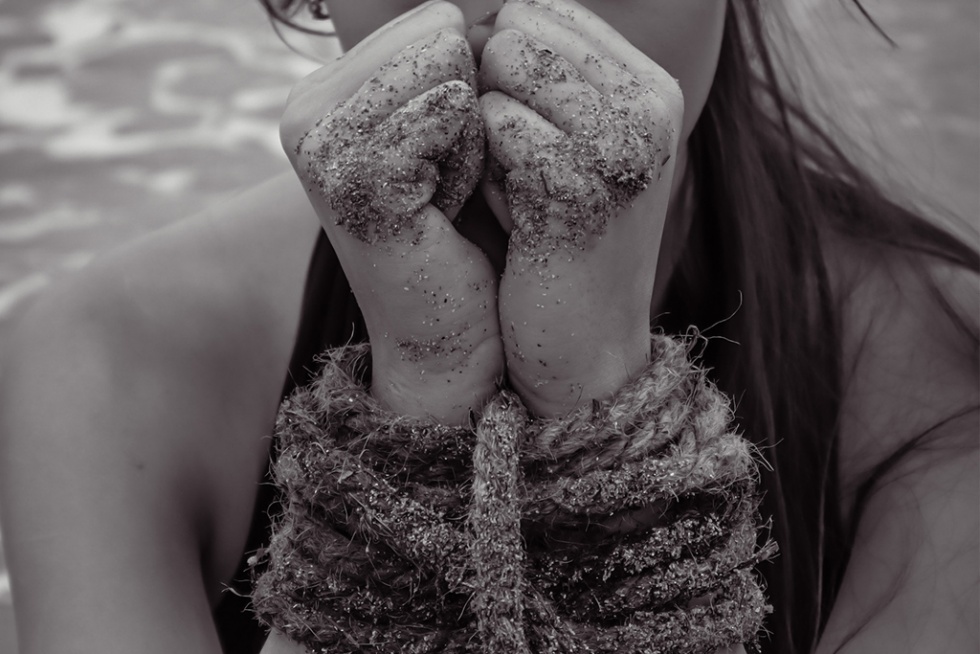 Detalle de la imagen "Miedo" de Kelly Simoes, tercer premio 2023.