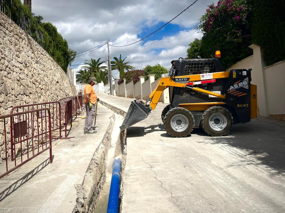 Teulada Moraira invierte más de un millón de euros en la mejora de su red de saneamiento