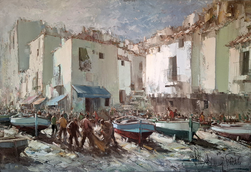 La mirada a Moraira del pintor Luis Domingo García