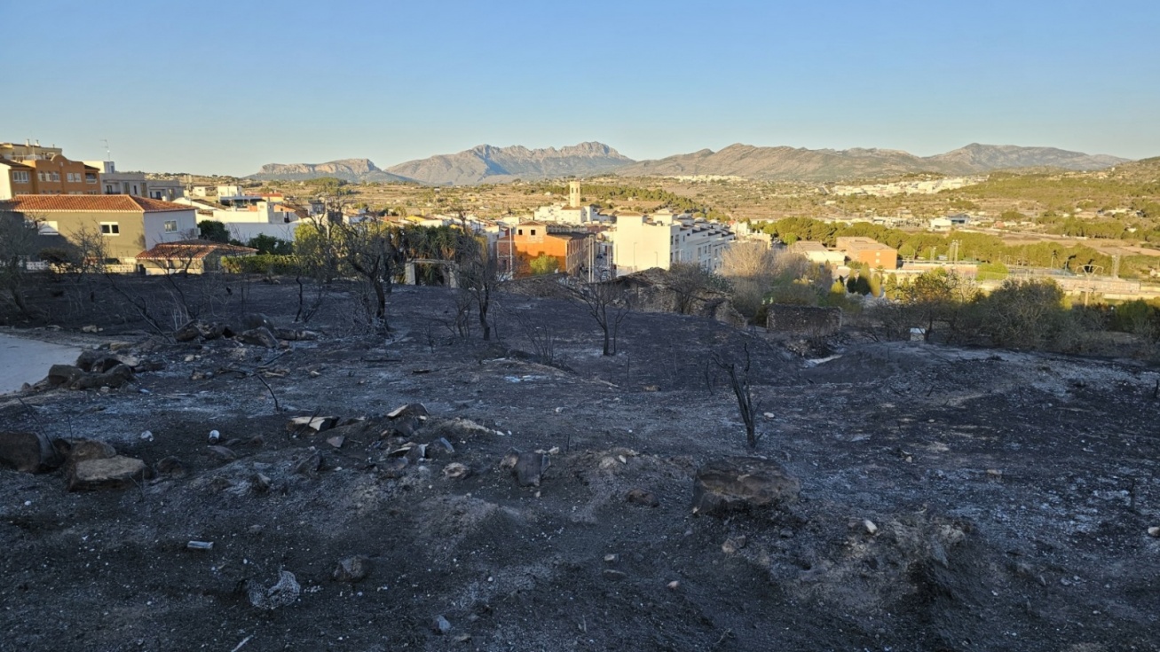 Compromís solicita una comisión de investigación para esclarecer las causas del incendio de Teulada