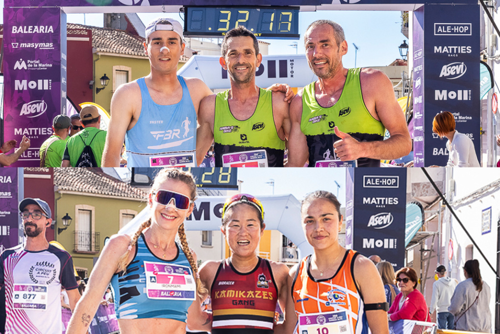 José Manuel Barragán y Eri Yonamime se imponen en la Volta a Peu de El Verger