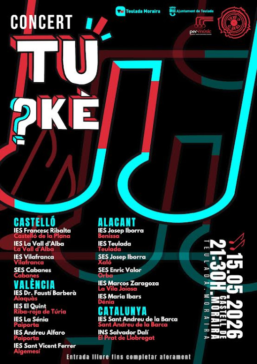 Teulada Moraira se prepara para recibir la VI edición de ‘Tu Kè?’ con música y convivencia entre jóvenes estudiantes