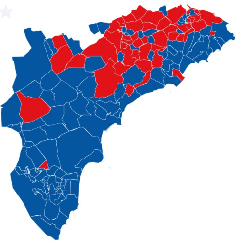 El Partido Popular vuelve a ganar peso en el mapa político de la Marina Alta en las Elecciones Europeas