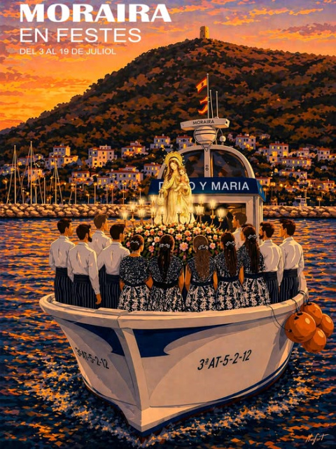 Programaci&oacute;n completa de las Fiestas Patronales Moraira 2026