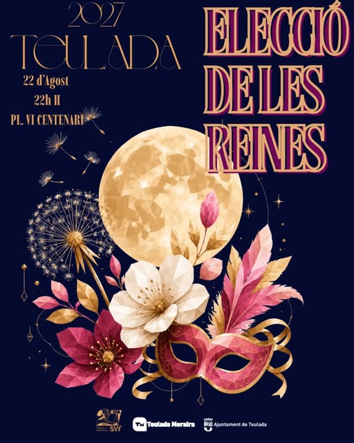 Teulada elegirá el 22 de agosto a las Reinas de las Fiestas de Sant Vicent Ferrer 2027