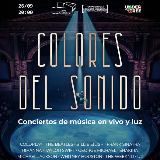 Colores del Sonido llevará al Auditori Teulada Moraira un viaje inmersivo entre música, luz y color