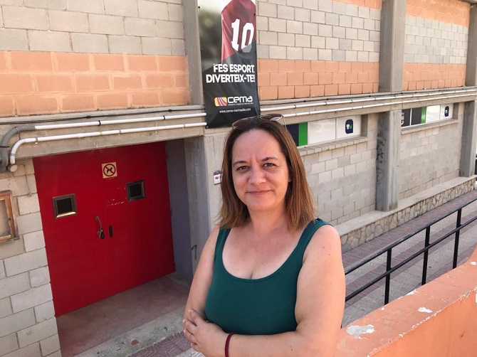 Sandra Romero presidenta del Club de Gimnasia Rítmica Llebeig.