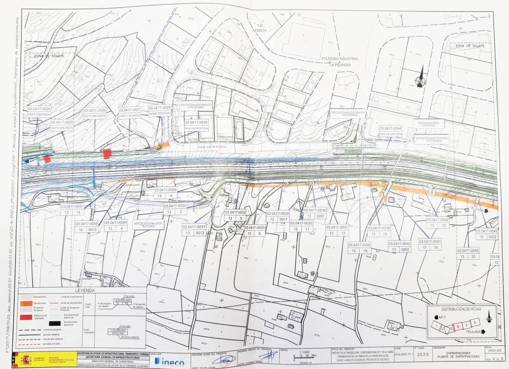 Terminación de las obras de la carretera N+332 Tramo Variante de Benissa