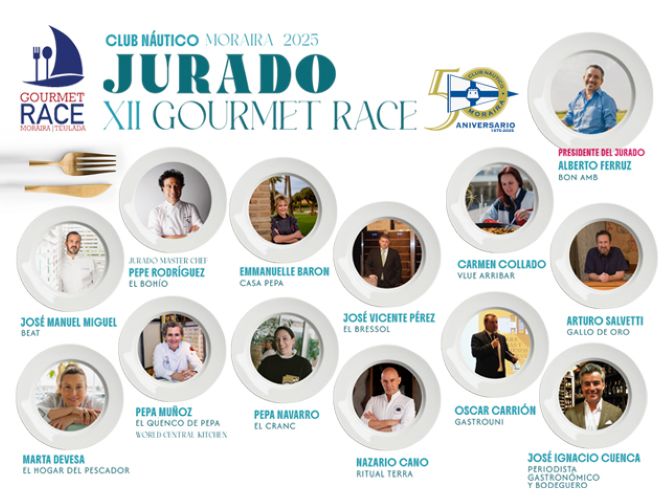 El Club Náutico Moraira desvela el cartel y el jurado de la XII Gourmet Race