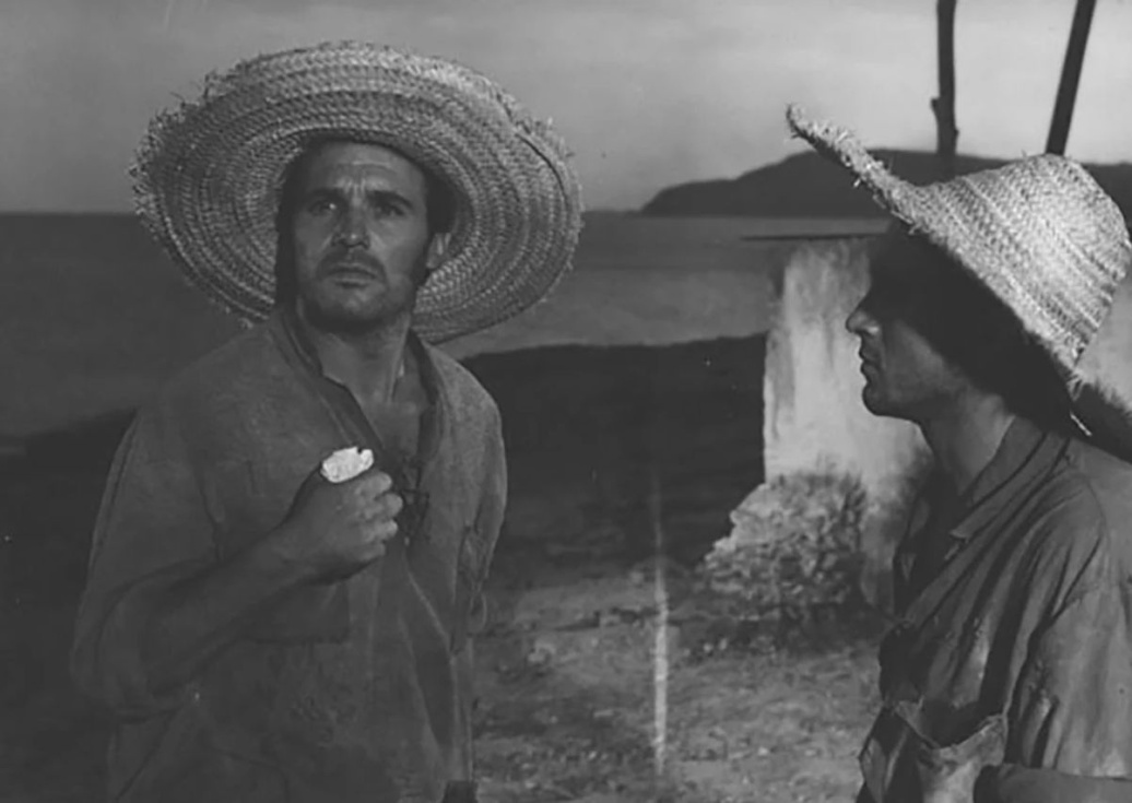 Fig. 01. Paco Rabal en una toma desde Moraira