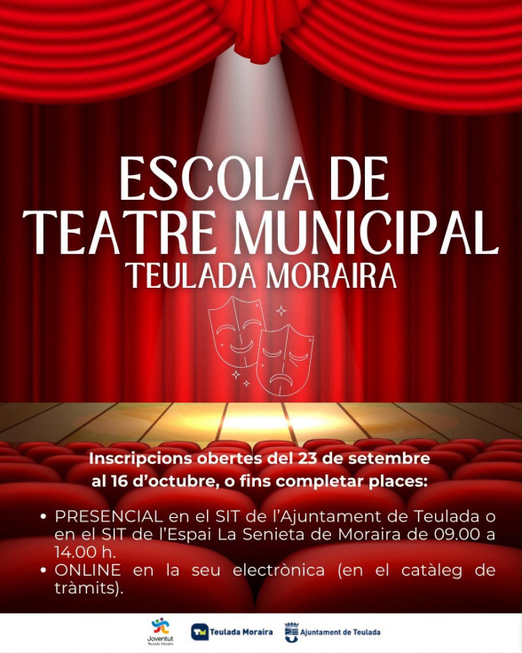 La Escuela Municipal de Teatro de Teulada Moraira abre inscripciones para niños, jóvenes y adultos