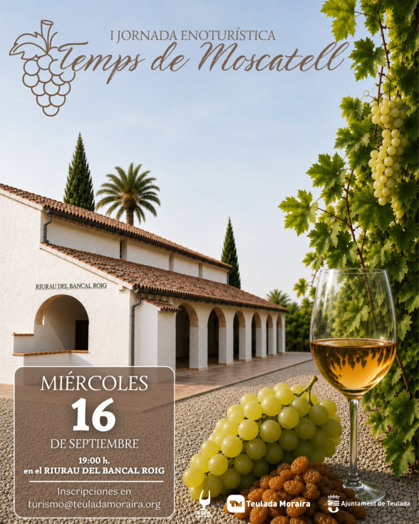 Teulada Moraira reivindica su tradición vitivinícola con la I Jornada Enoturística ‘Temps de Moscatell’