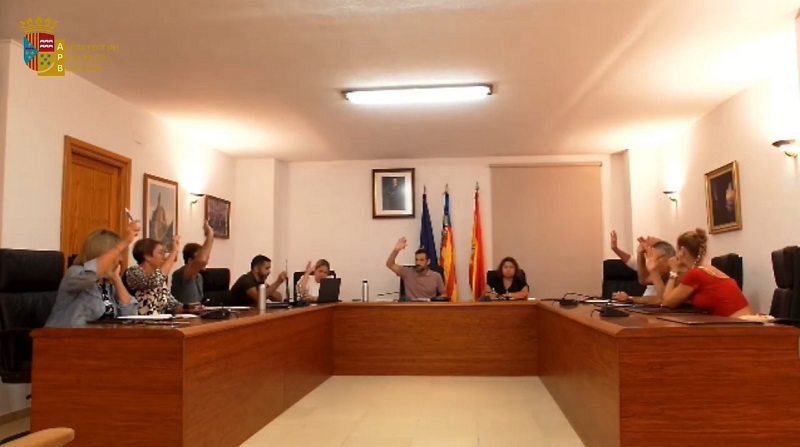 Imagen de archivo Pleno en Benitatxell