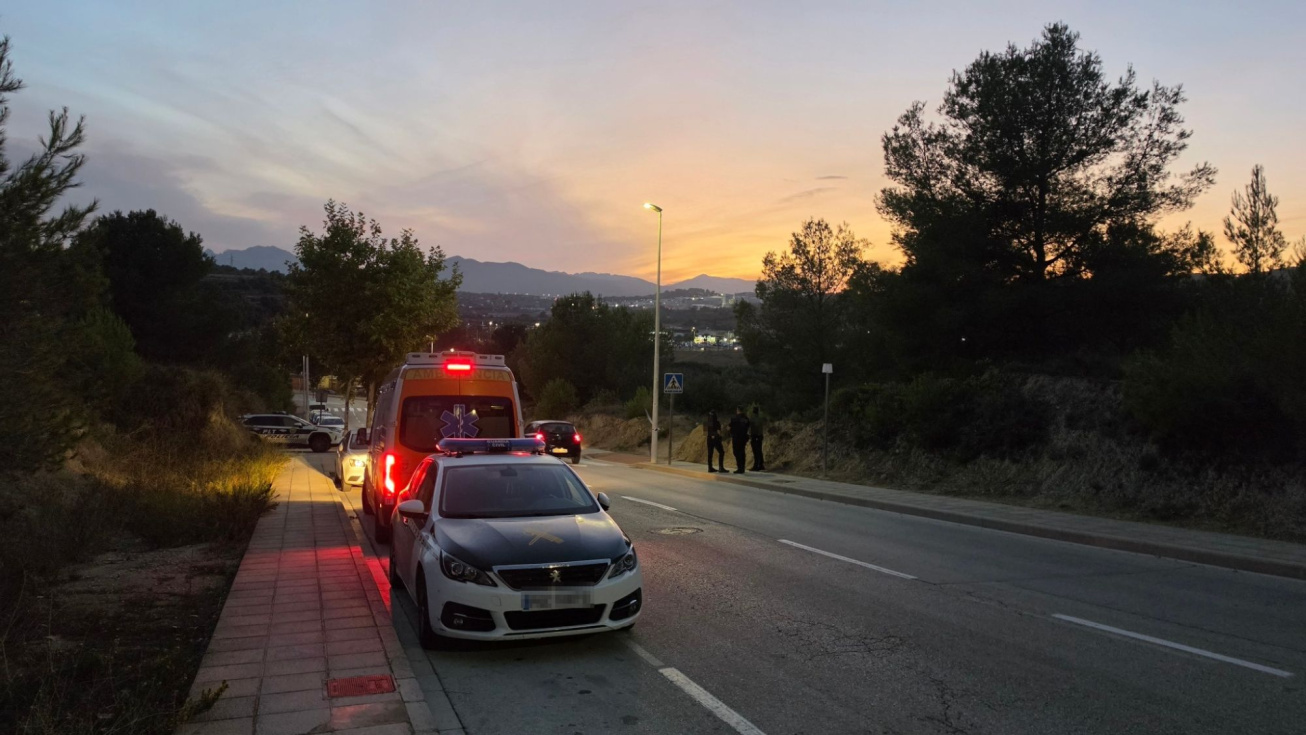 Dispositivo desplegado esta tarde en la zona del Pinaret de Teulada.