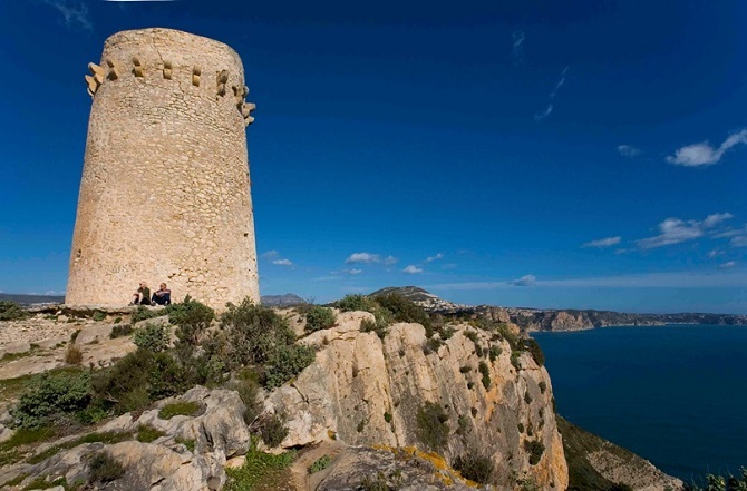 Torre vigía Cap d'or en Teulada Moraira