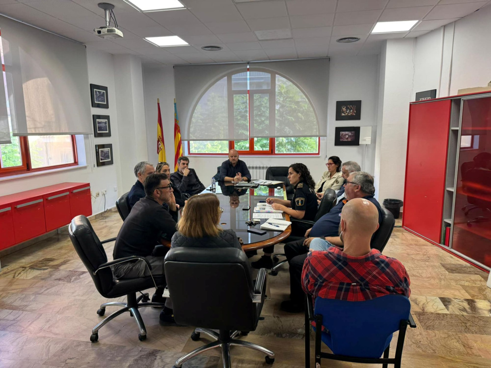 Imagen de la reunión del CECOPAL de Teulada Moraira