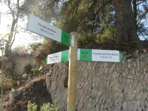 El Ayuntamiento de Teulada finaliza los trabajos para la conservación y mejora del sendero local homologado SL-CV 73 Barranc de Xurra