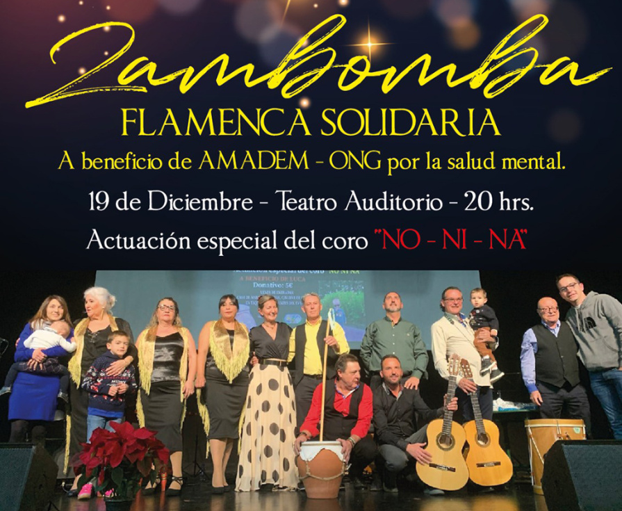 Zambomba Solidaria en favor de la Salud Mental el viernes 19 de diciembre