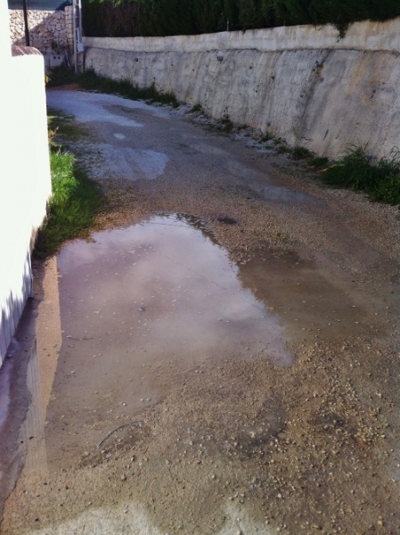 La calle Pintor Miguel Ángel en Teulada