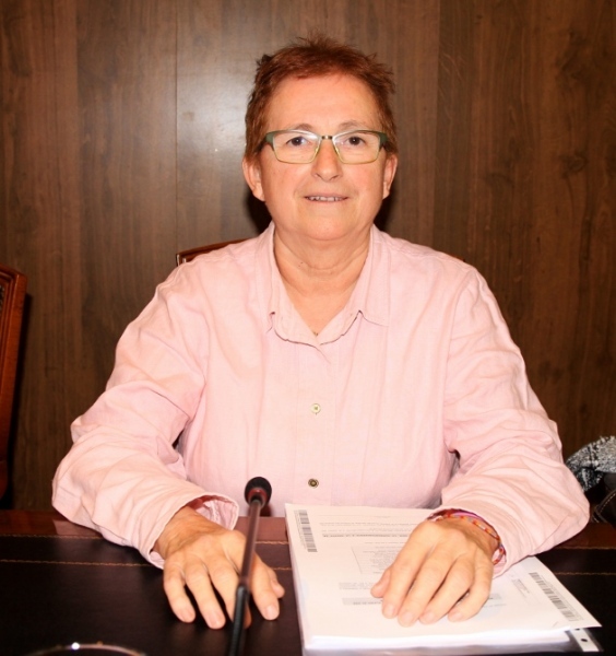 La actual portavoz del PSOE en Teulada, Maria Dolores Marcos