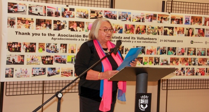 Presidenta de la Asociación Benéfica de Teulada, Pat Bramah