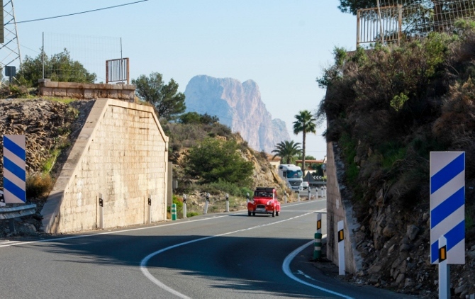 El puente conectaba el tramo de la Serra d’Oltà con el del Mascarat