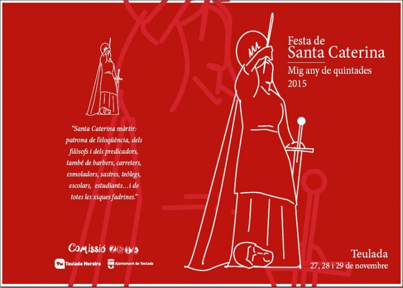 Programación de las fiestas de Santa Caterina 2015 Teulada