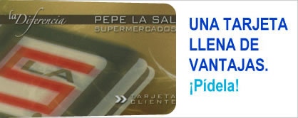 tarjeta cliente Pepe la sal